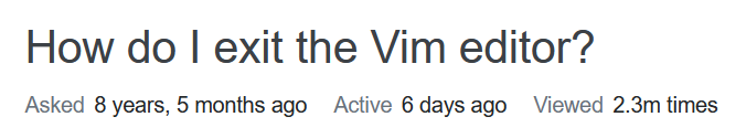 vim meaning